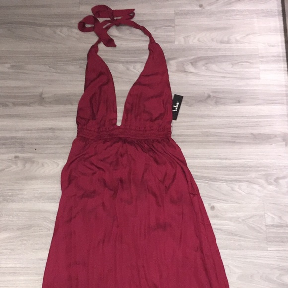 Lulu’s NWT Halter Maxi Dress - Picture 2 of 7